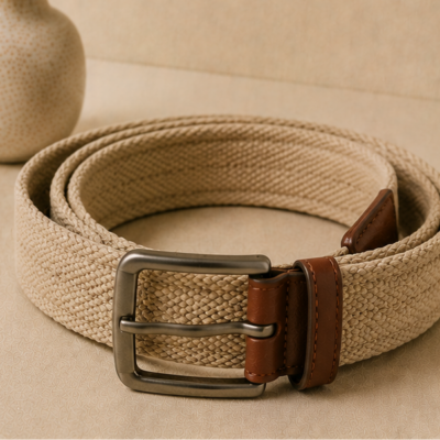 Casual Canvas Woven Belt