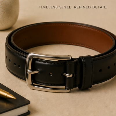 Classic Leather Dress Belt