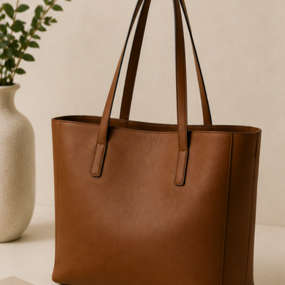 Classic Leather Tote Bag