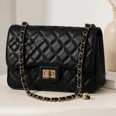 Quilted Chain Shoulder Bag